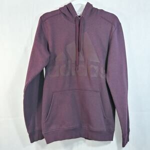 Adidas Monochromatic Badge Of Sport Maroon Hoodie S